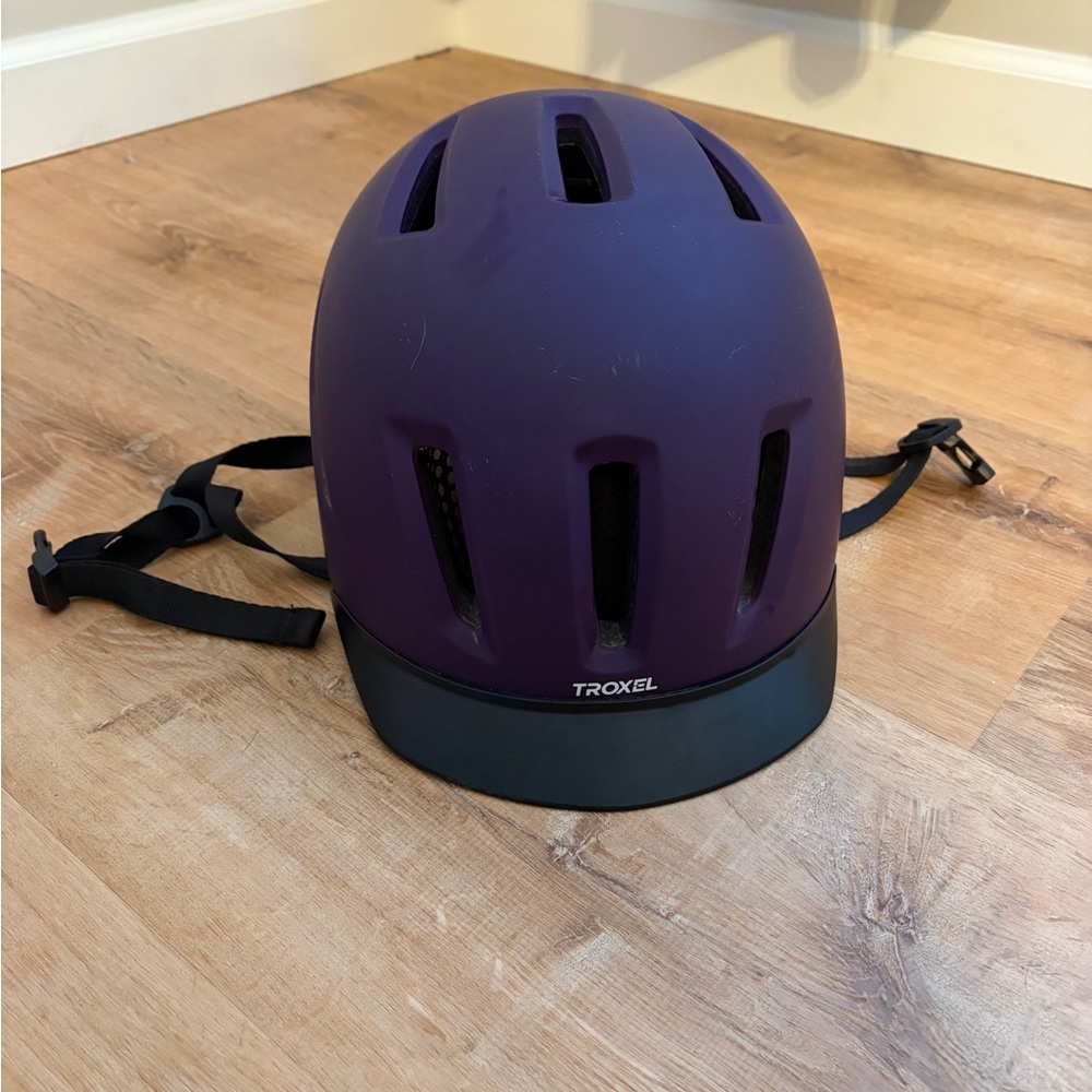 Troxel Kids Purple Riding Helmet